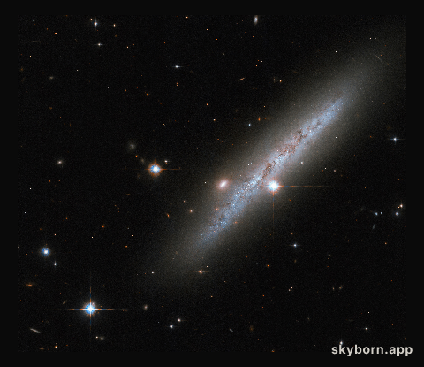 Aftermath of a cosmic explosion