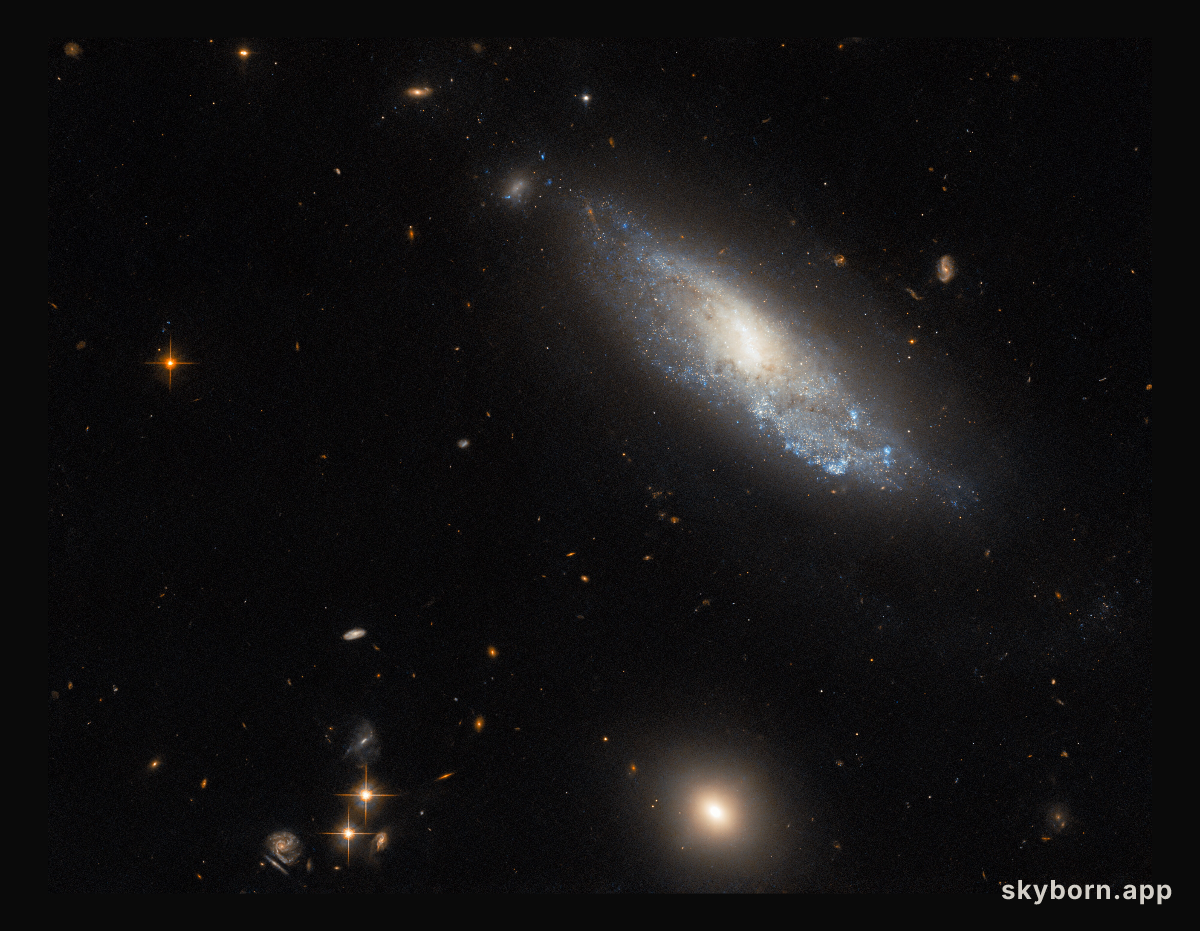 Hubble explores explosive aftermath in NGC 298