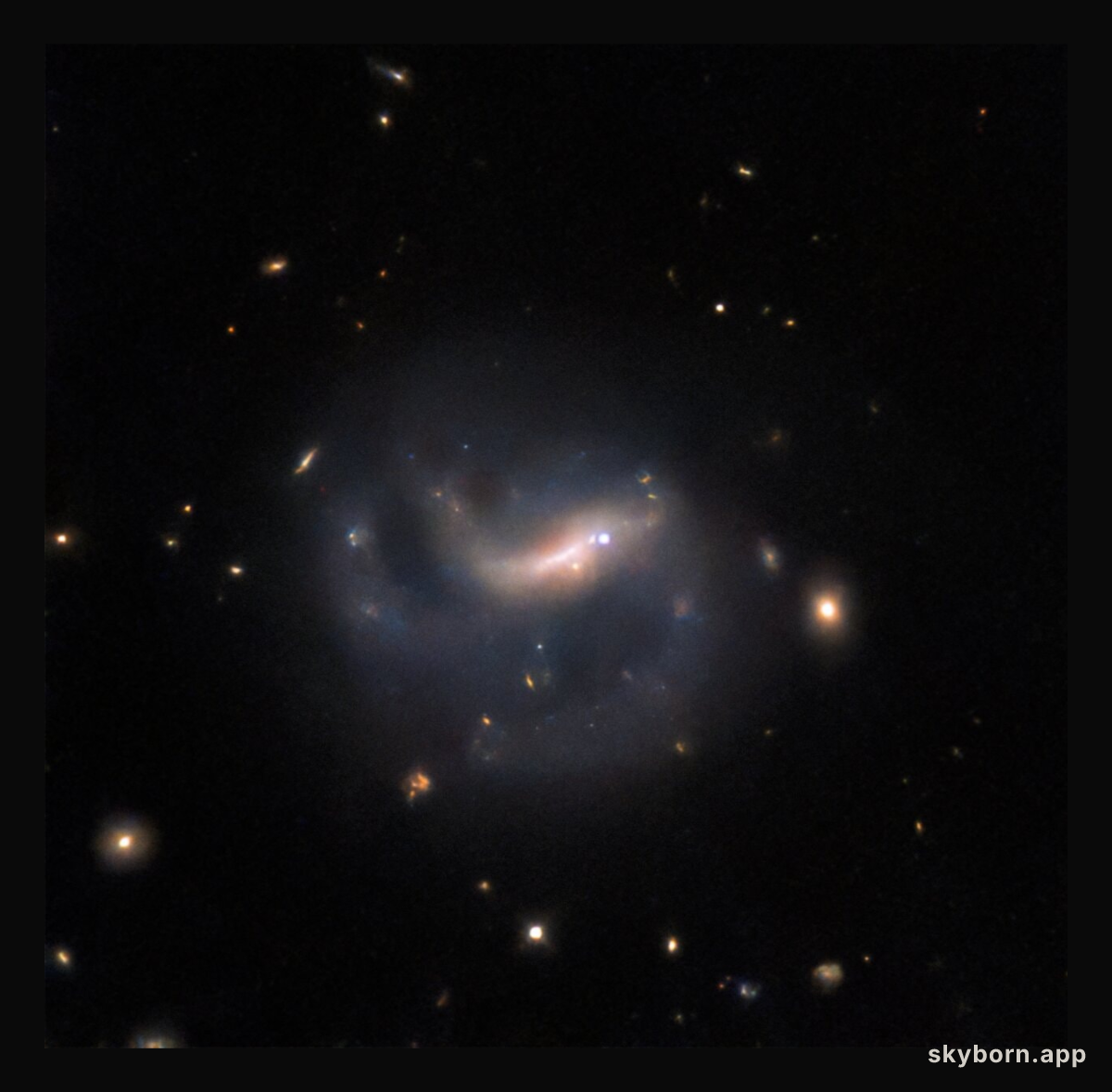 A supernova spotlight