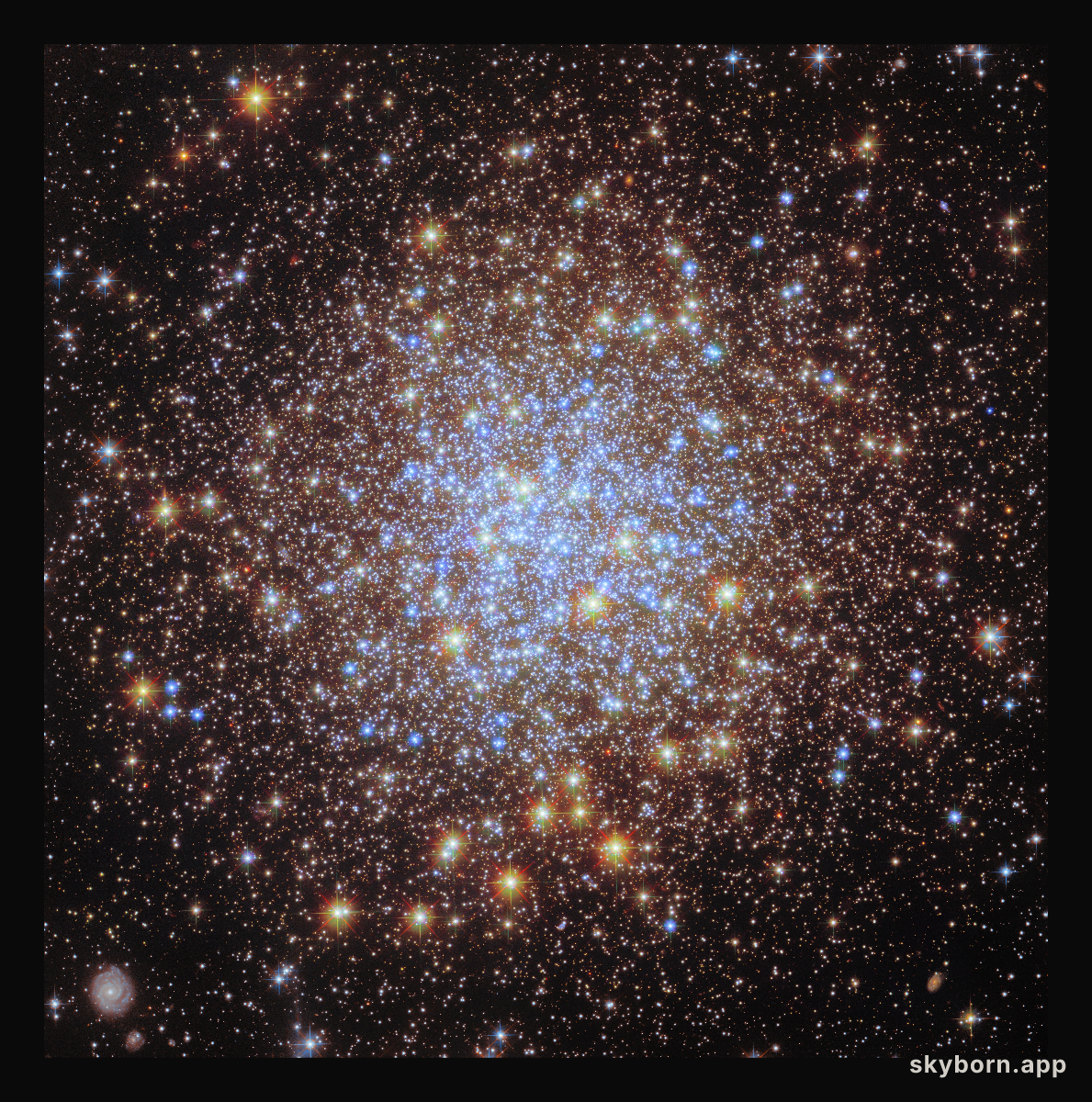 A glittering cluster shines again