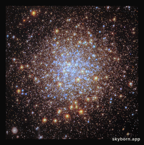 A glittering cluster shines again
