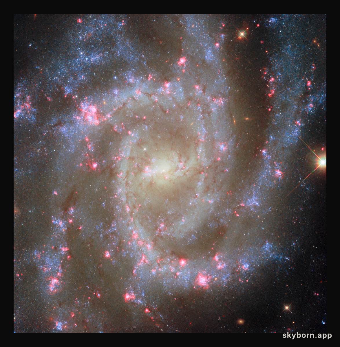 Noteworthy nearby spiral