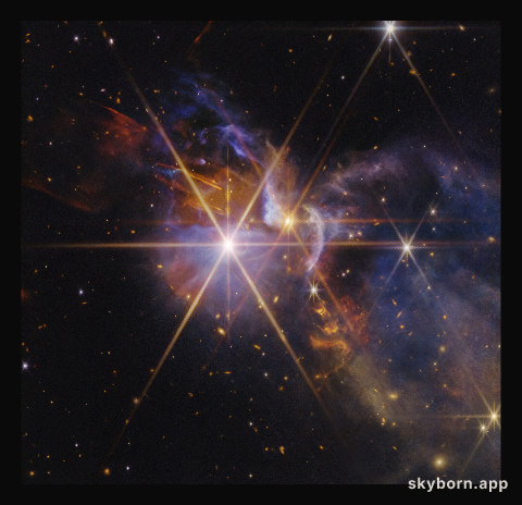 FS Tau (Webb NIRCam image)