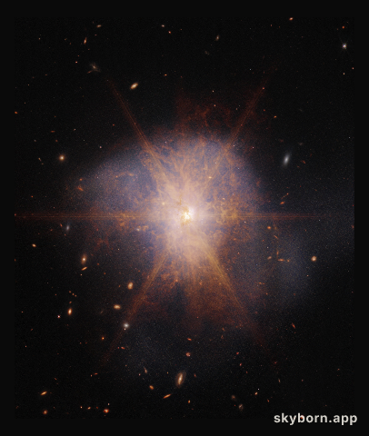 Webb captures the spectacular galactic merger Arp 220