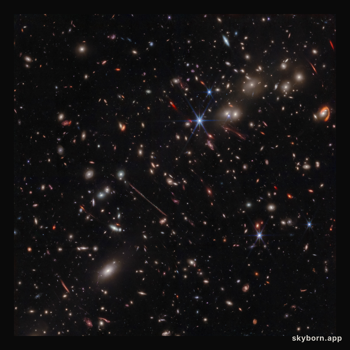 Webb spotlights gravitational arcs in ‘El Gordo’ galaxy cluster (NIRCam image)