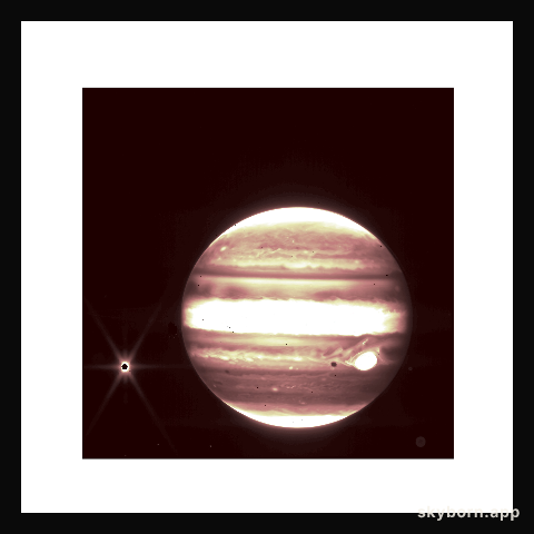 Jupiter and Europa (NIRCam) Commissioning Image