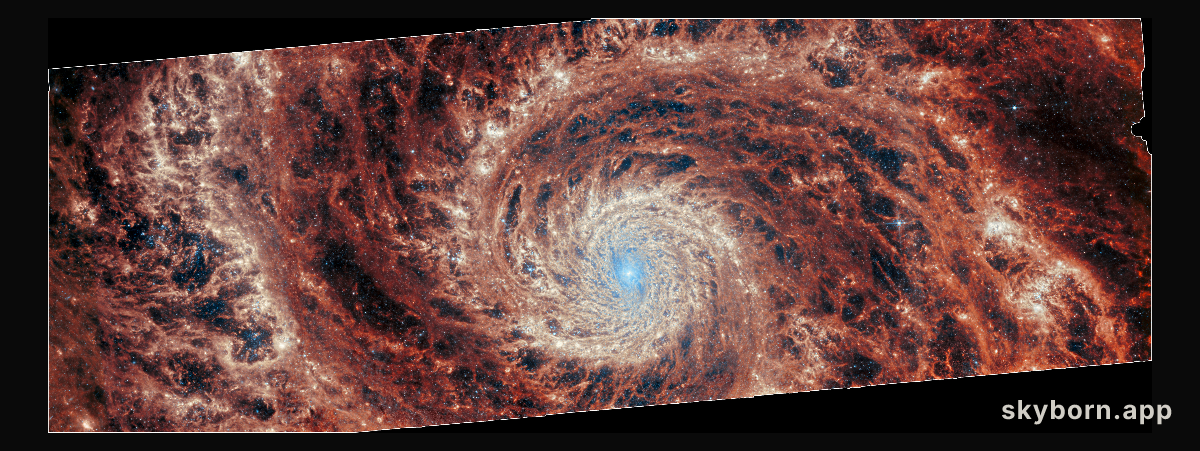 M51 (MIRI image - cropped)