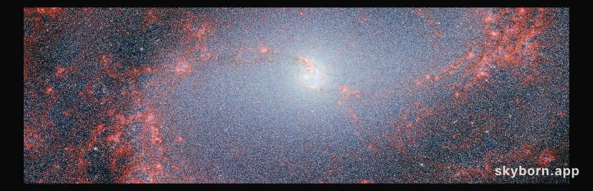M83 (NIRCam image, scaled)