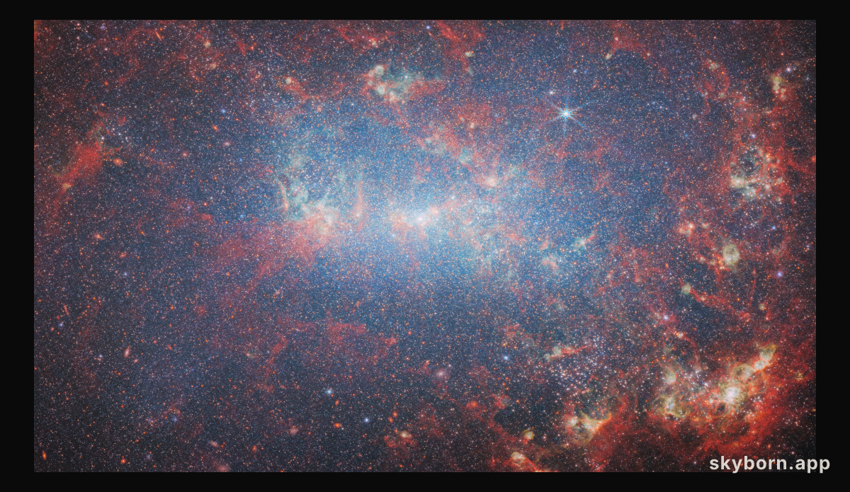 NGC 4449 (NIRCam image - cropped)