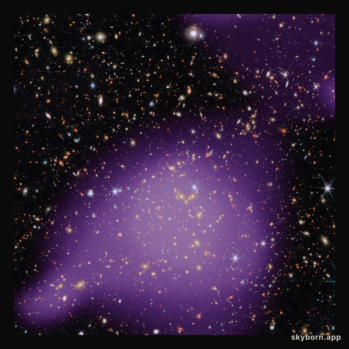 A visual feast of galaxies, from infrared to X-ray