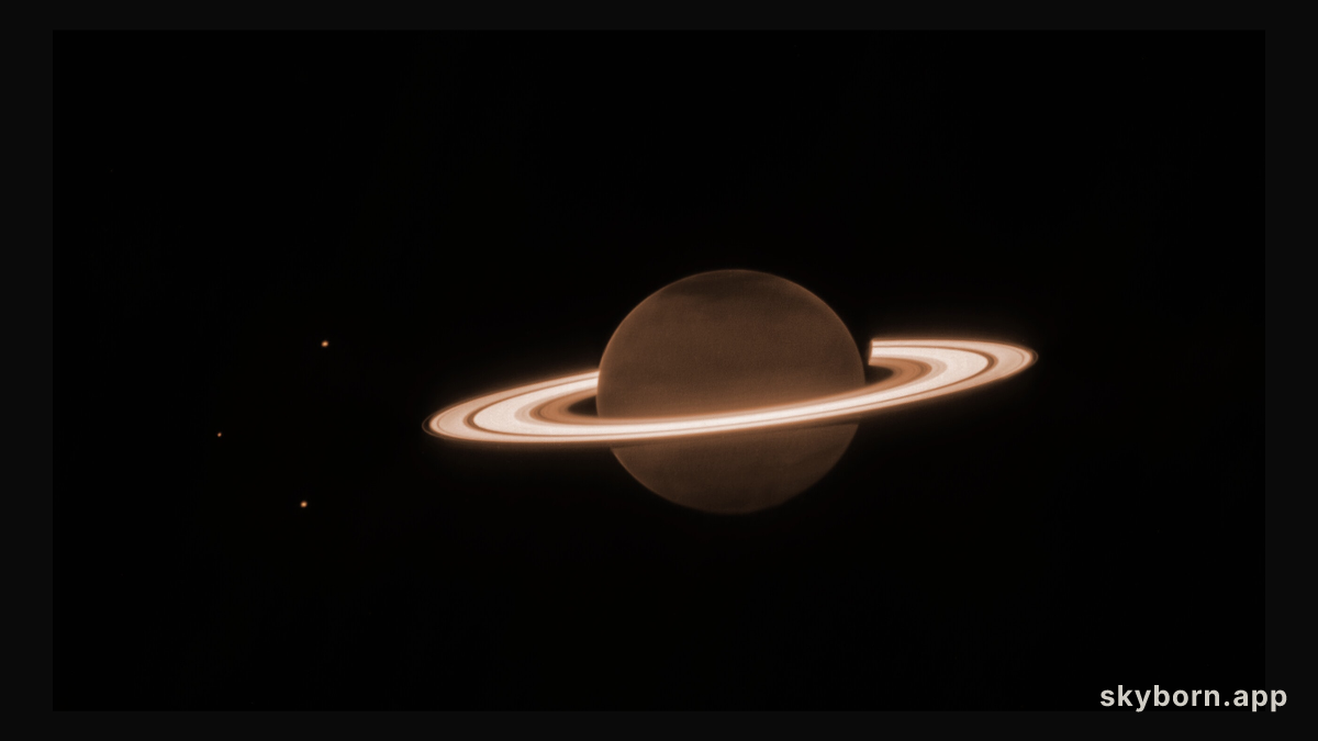 Saturn’s rings shine in Webb’s observations of ringed planet
