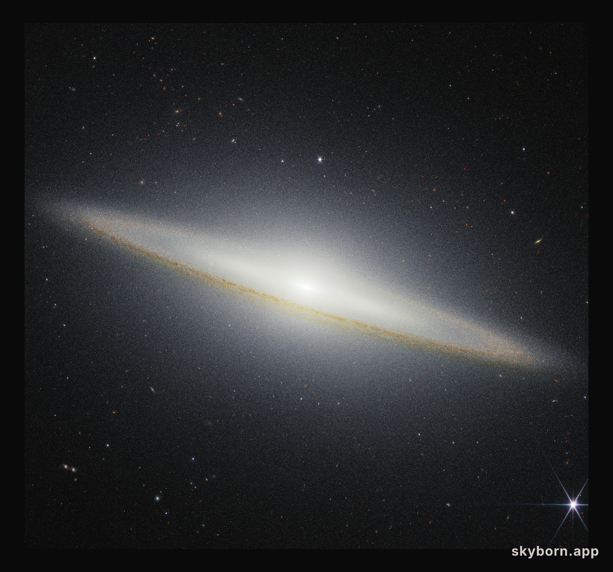 Sombrero Galaxy (NIRCam image)
