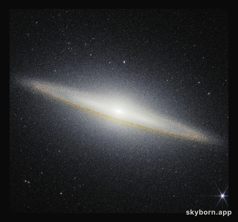 Sombrero Galaxy (NIRCam image)