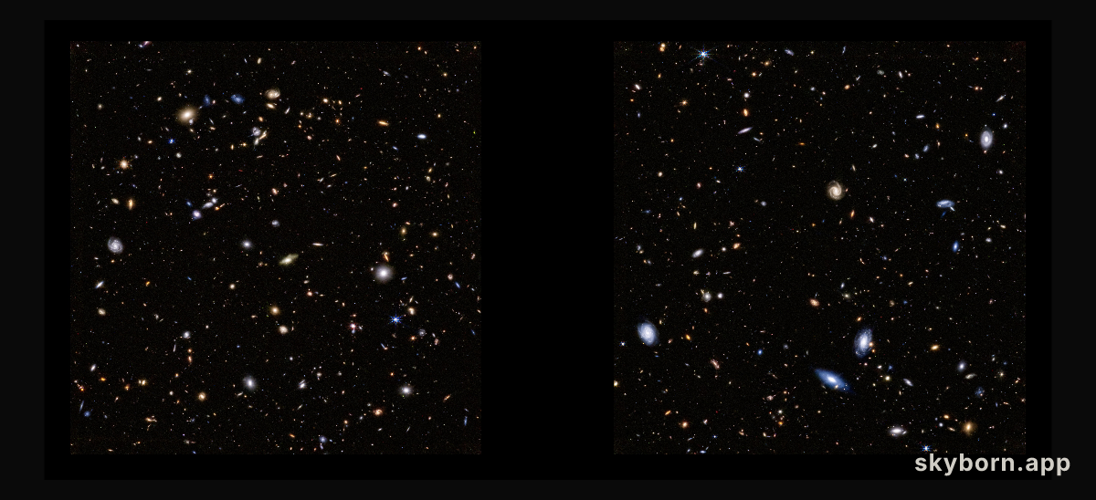 Webb observes the Hubble Ultra Deep Field