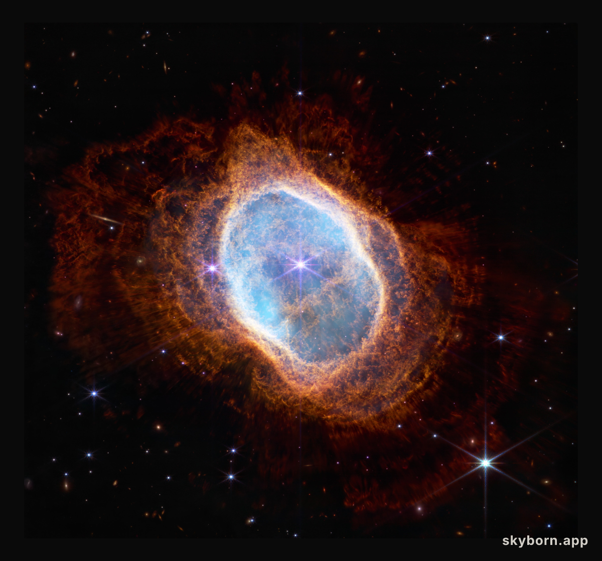 Southern Ring Nebula (NIRCam Image)