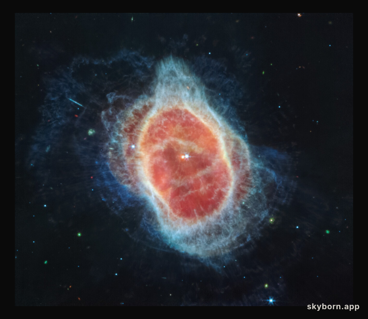 Southern Ring Nebula (MIRI Image)