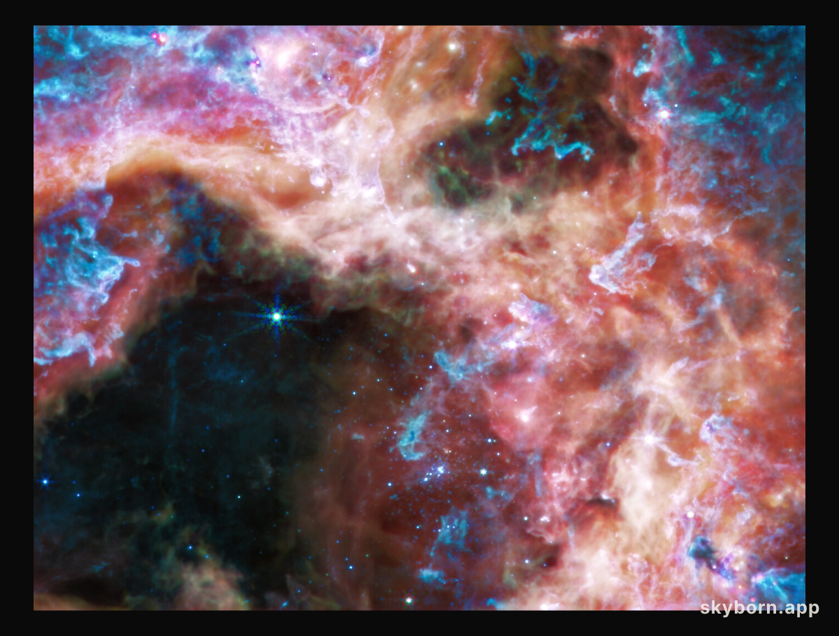 Tarantula Nebula (MIRI Image)