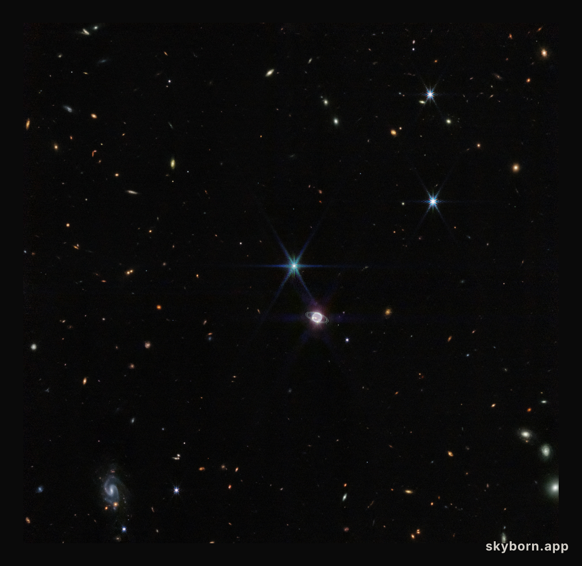Neptune Wide-Field (NIRCam Image)
