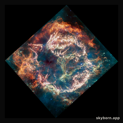 Cassiopeia A (MIRI Image)