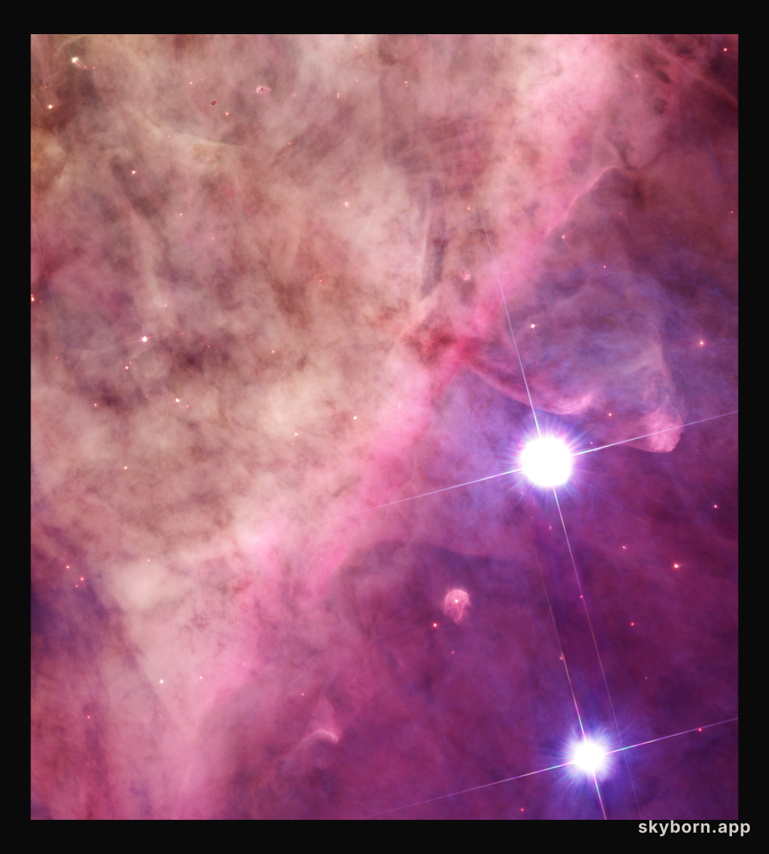 The Orion Bar region (Hubble image)