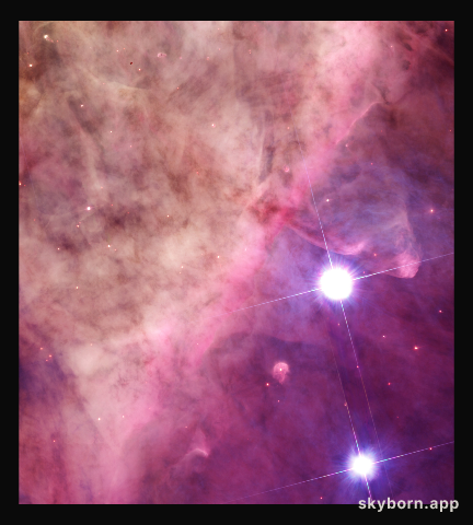 The Orion Bar region (Hubble image)