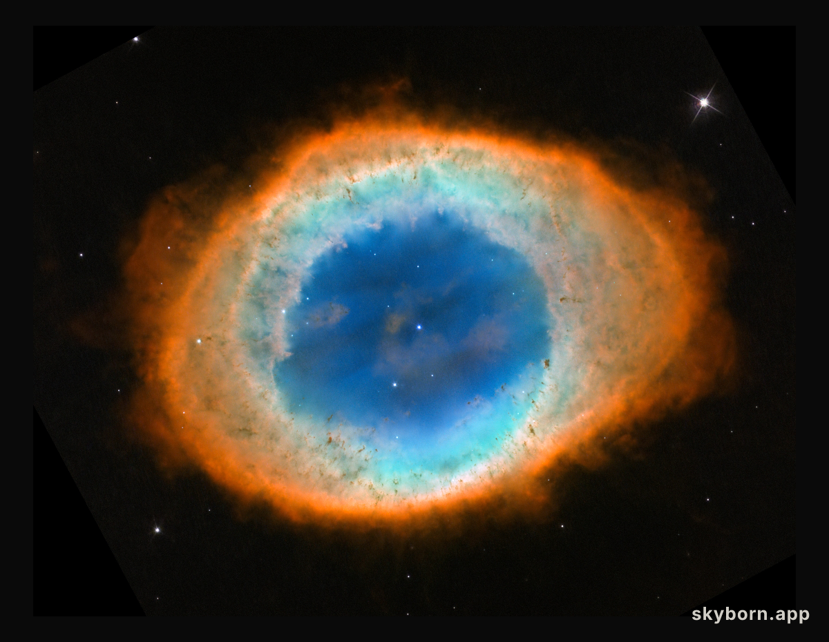 Hubble’s view of the Ring Nebula (2013 image - cropped)