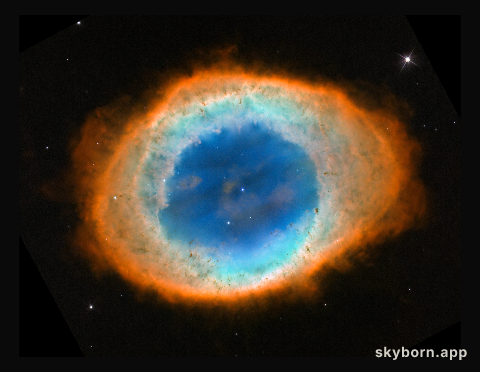 Hubble’s view of the Ring Nebula (2013 image - cropped)