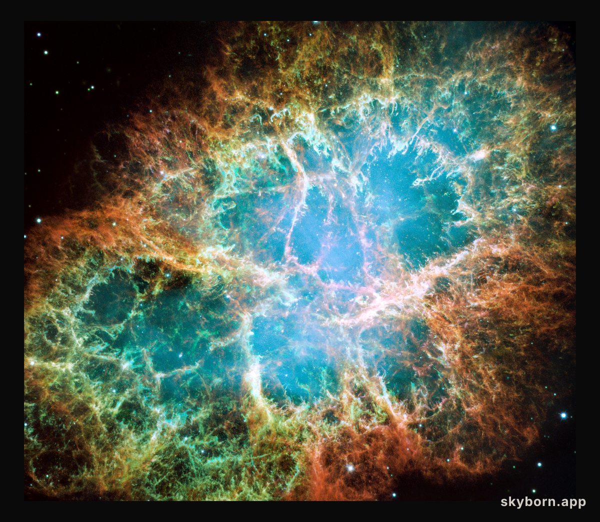 Hubble’s view of the Crab Nebula (2005 image)