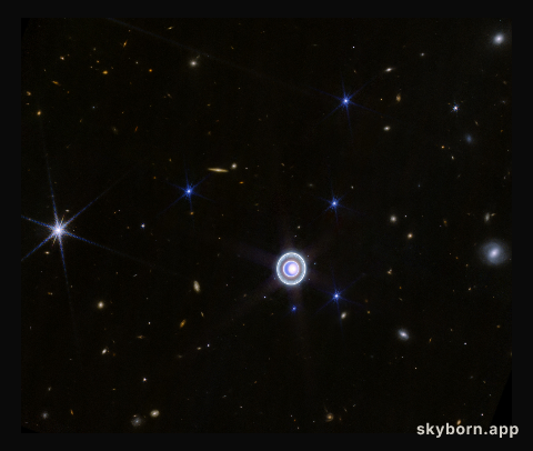 Uranus widefield view (NIRCam)