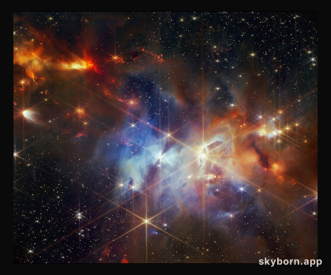 Serpens Nebula centre crop (NIRCam image)