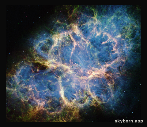 Crab Nebula (MIRI and NIRCam image)