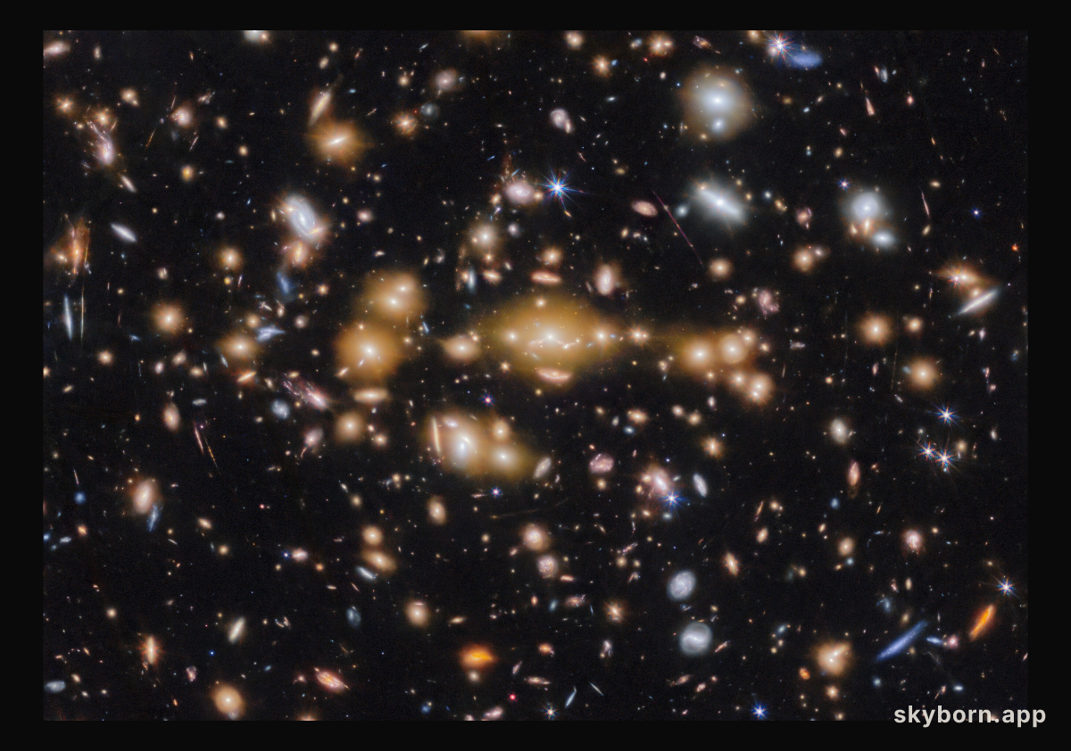 Galaxy cluster SPT-CL J0615−5746 (cropped)
