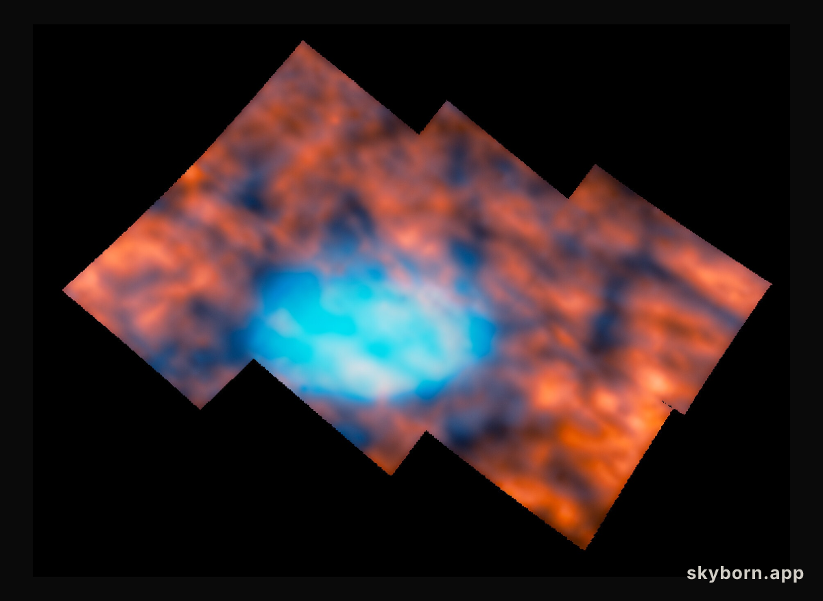 Jupiter’s atmosphere around the Great Red Spot (NIRSpec image)