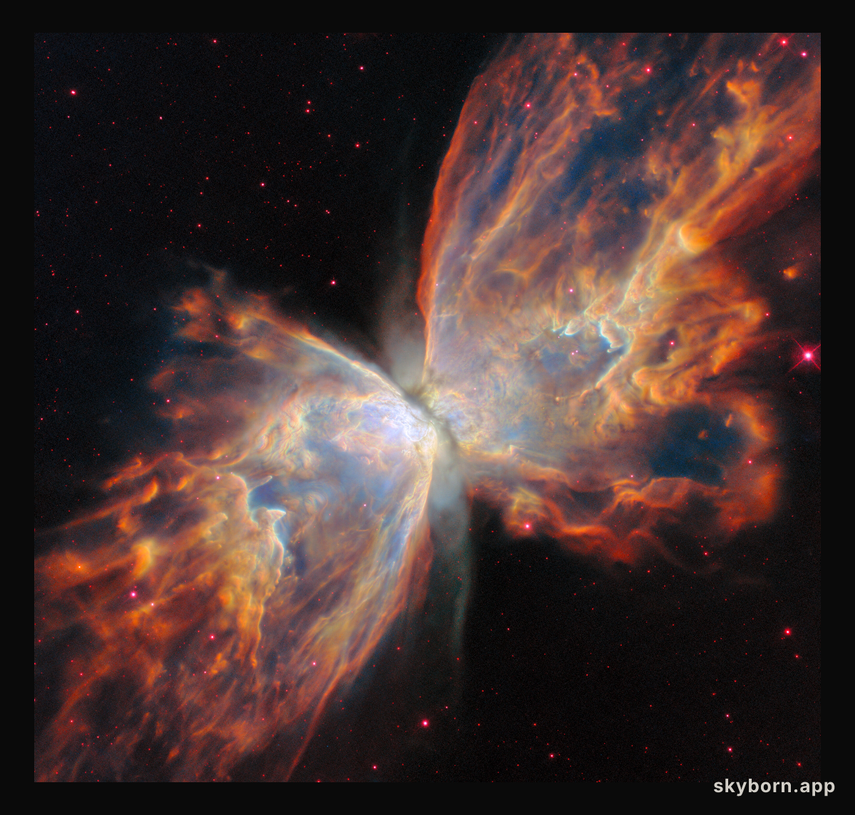 Butterfly Nebula NGC 6302 (Optical Hubble image)