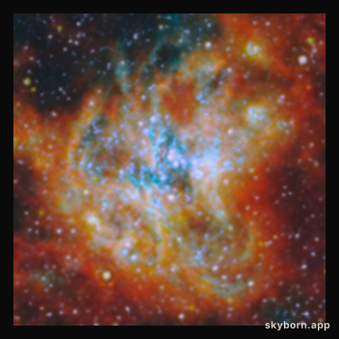 Star-forming region in M51 (close-up)