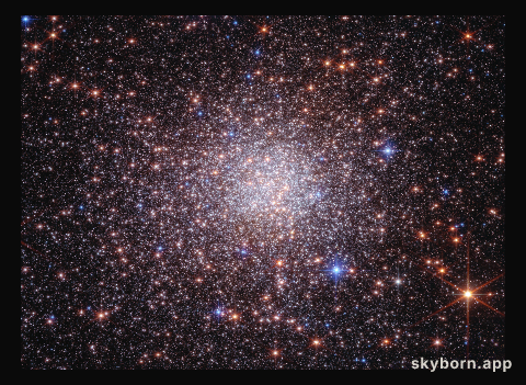 Bulge fossil fragment Terzan 5 (Webb and Hubble image)