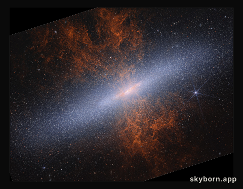 M82 (Webb NIRCam image)