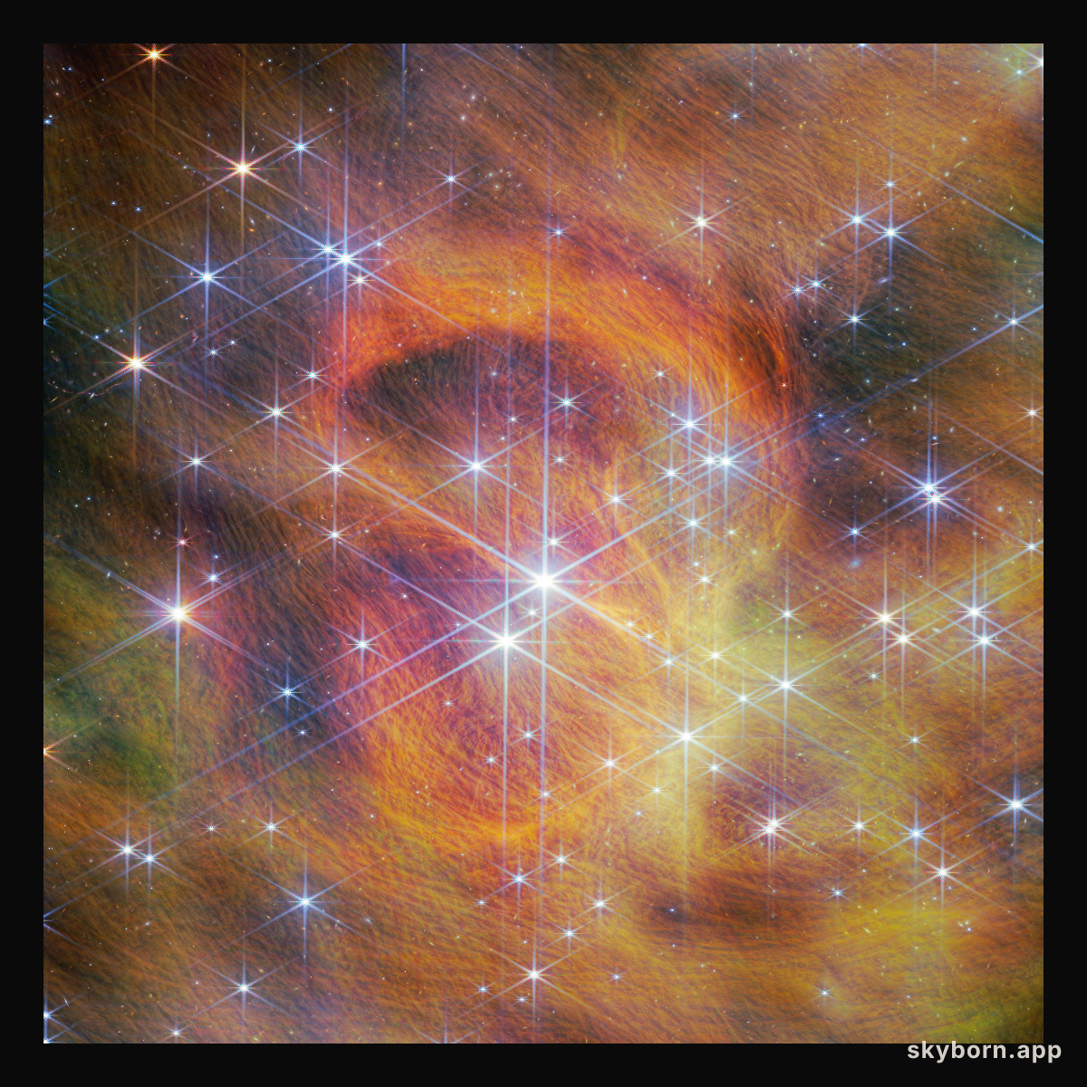 IC 348 Crop: Central star cluster