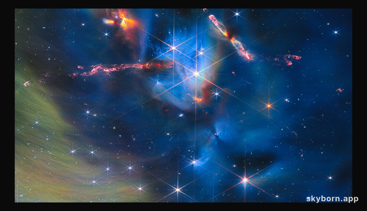 IC 348 Crop: Herbig-Haro objects
