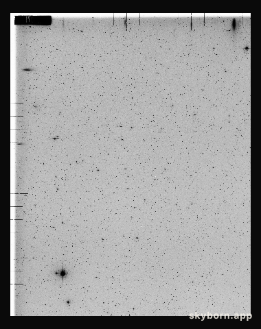 Comet West discovery plate, 1975