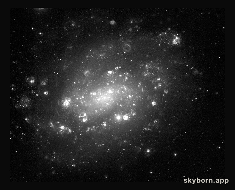 Spiral galaxy NGC 300 (H-alpha band)