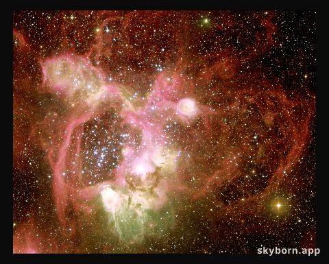 N44 in the Large Magellanic Cloud (central region)