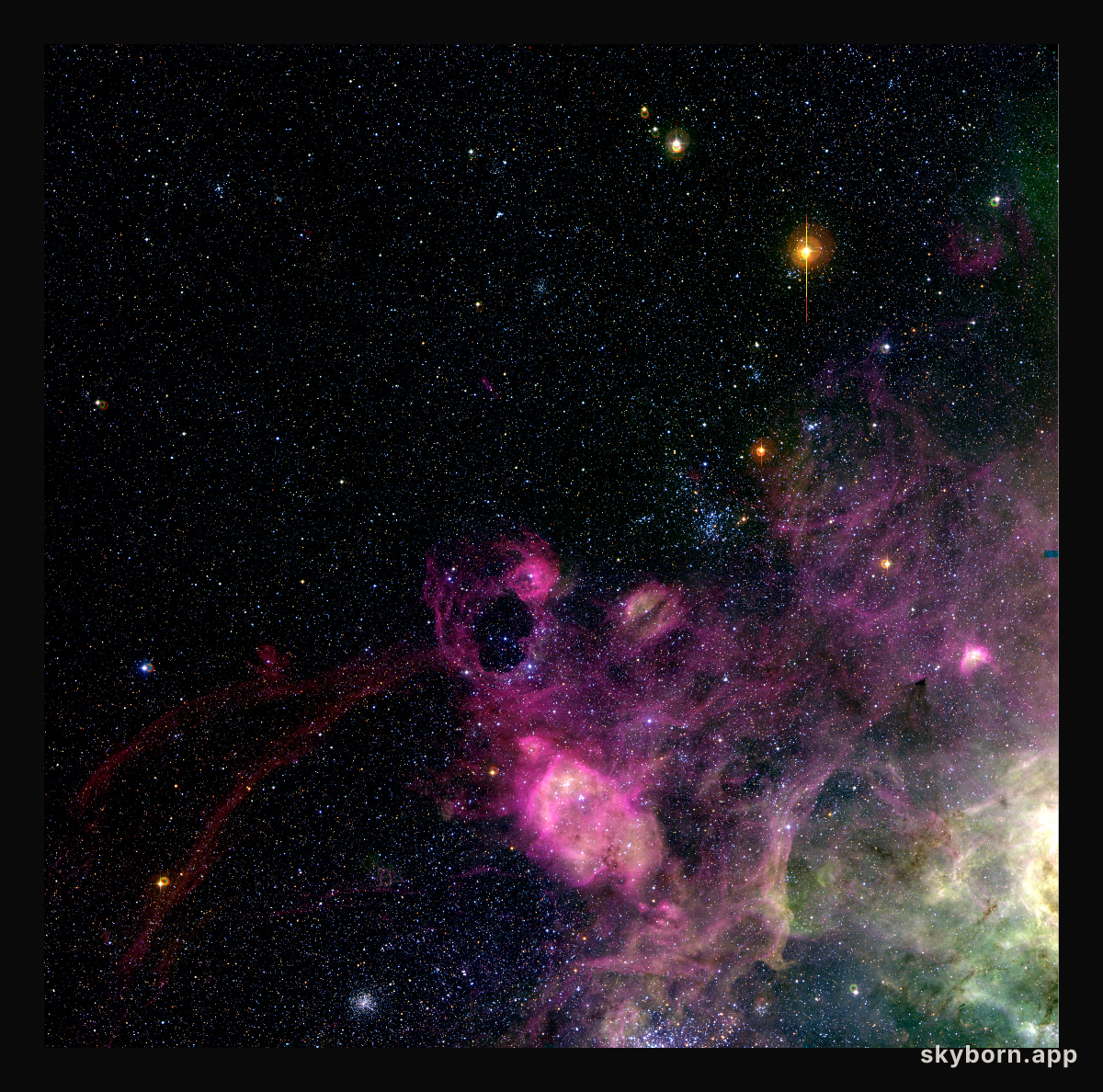 LMC region near the Tarantula Nebula