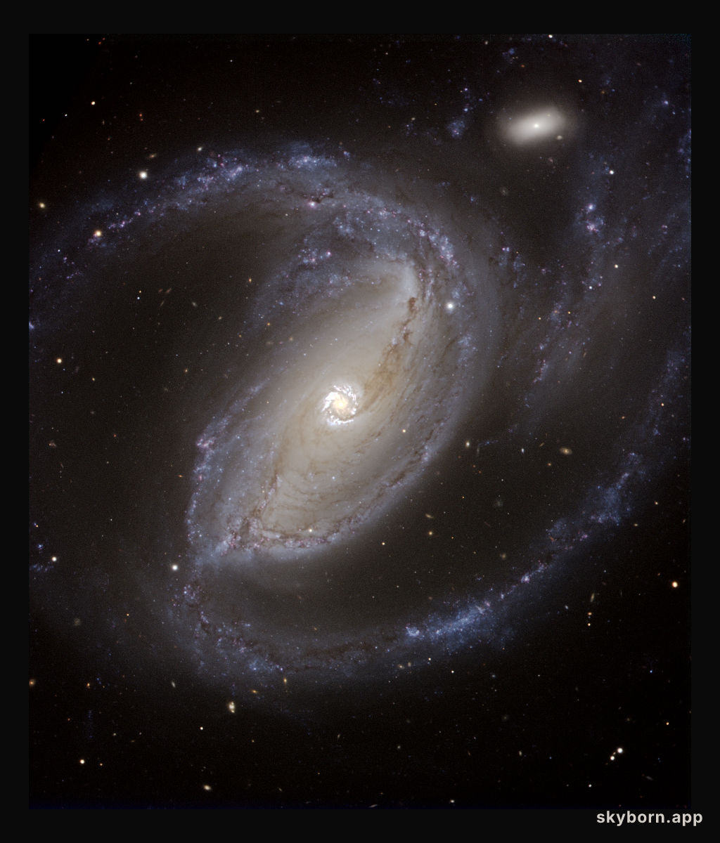 Spiral galaxy NGC 1097