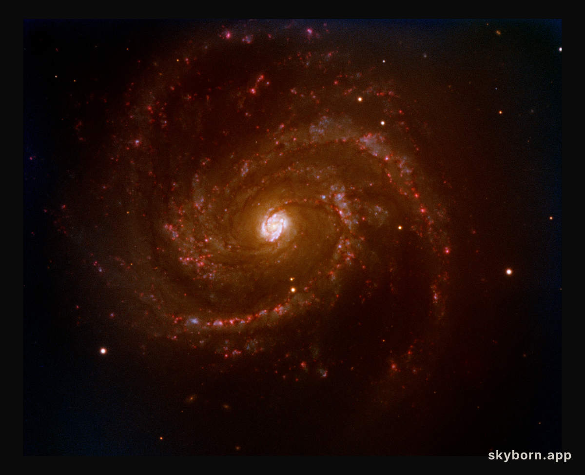 Spiral galaxy Messier 100