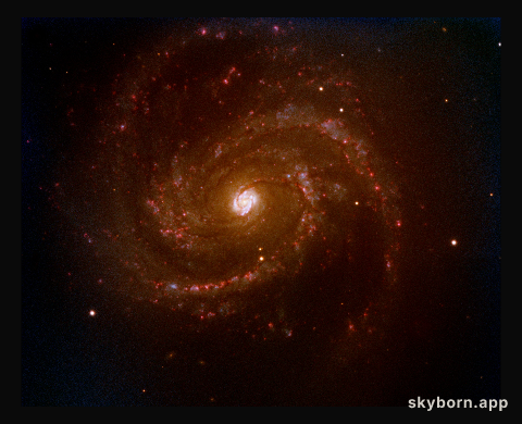 Spiral galaxy Messier 100
