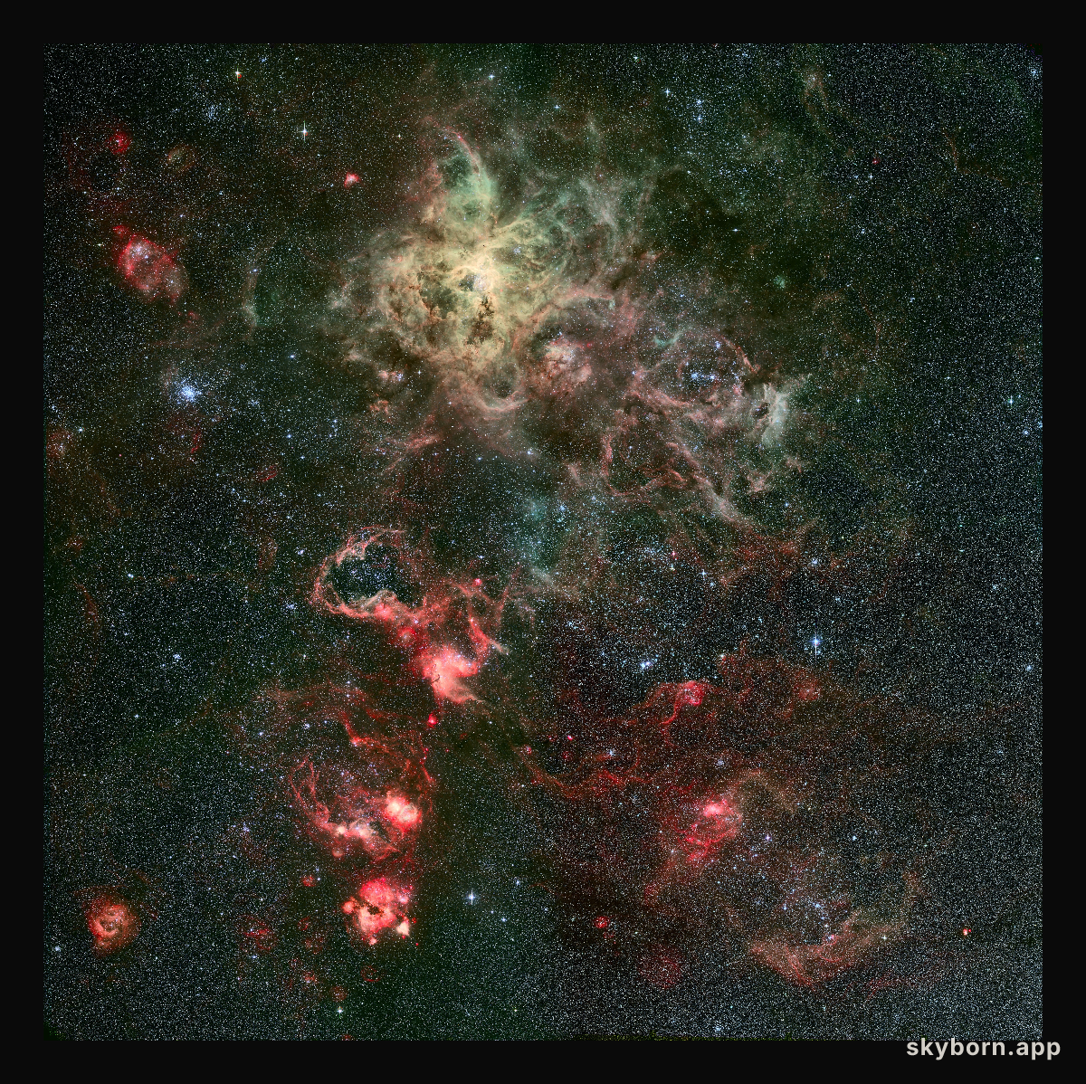 Portrait of a dramatic stellar crib*