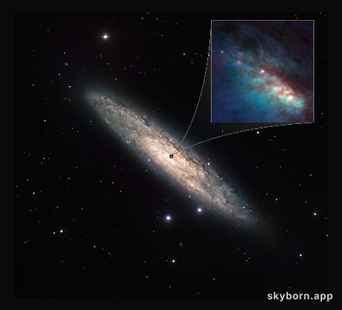 The starburst galaxy NGC 253