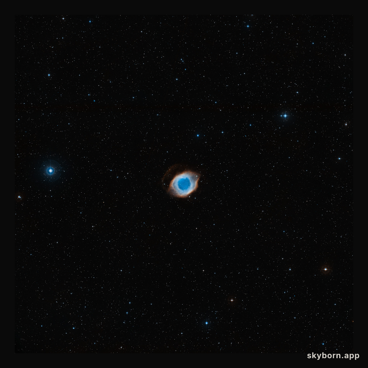 Digitized Sky Survey image of the Helix Nebula