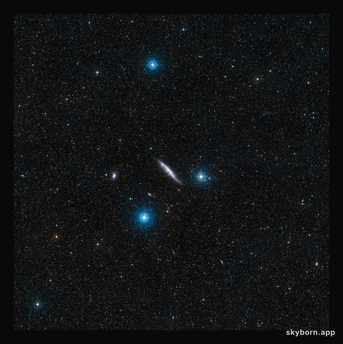 Digitized Sky Survey image of the galaxy NGC 4945